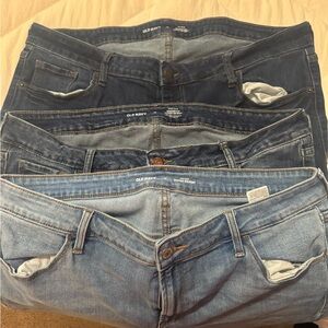 Old Navy Women's Skinny Jeans size 18 (3 pair lot)